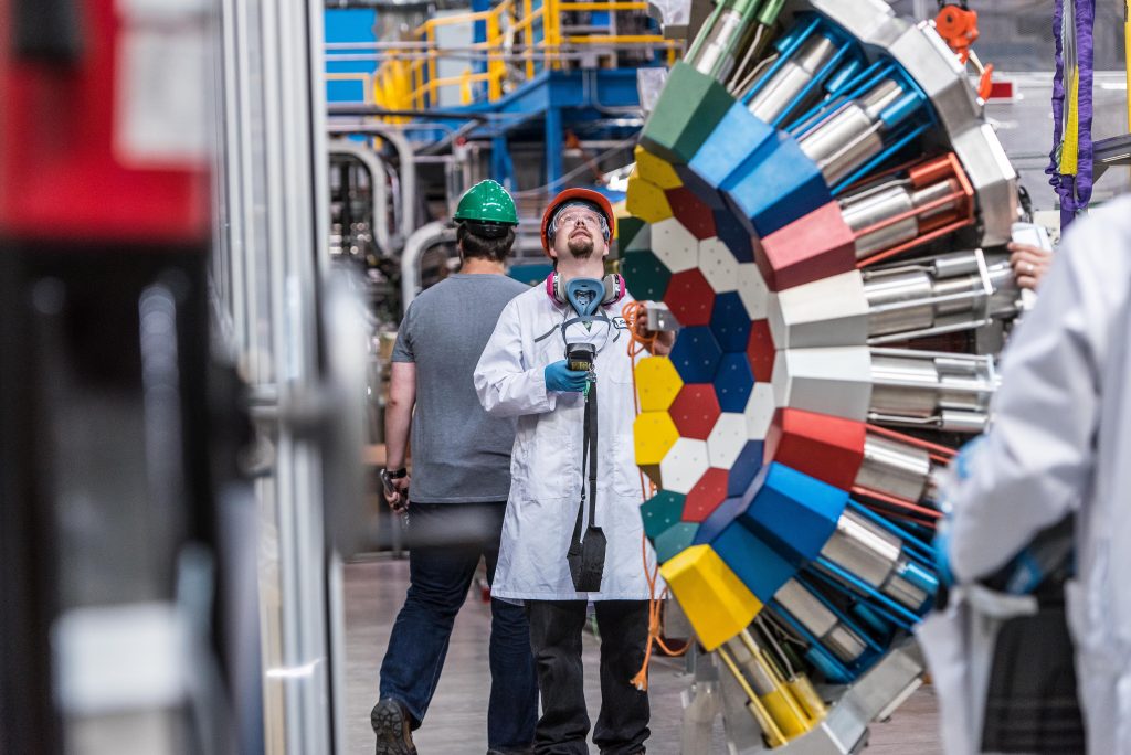 A postdoctoral researcher working on the DESCANT experiment at TRIUMF