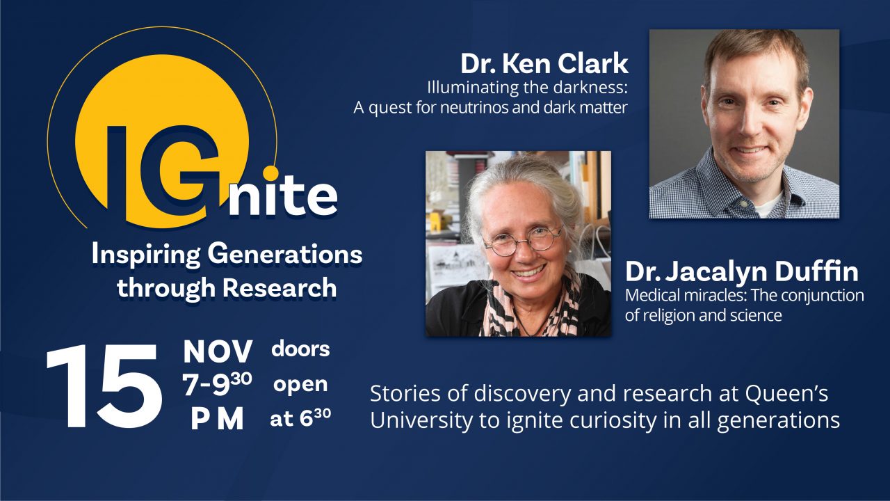 IGnite event, November 15 7-9:30 pm, 2018