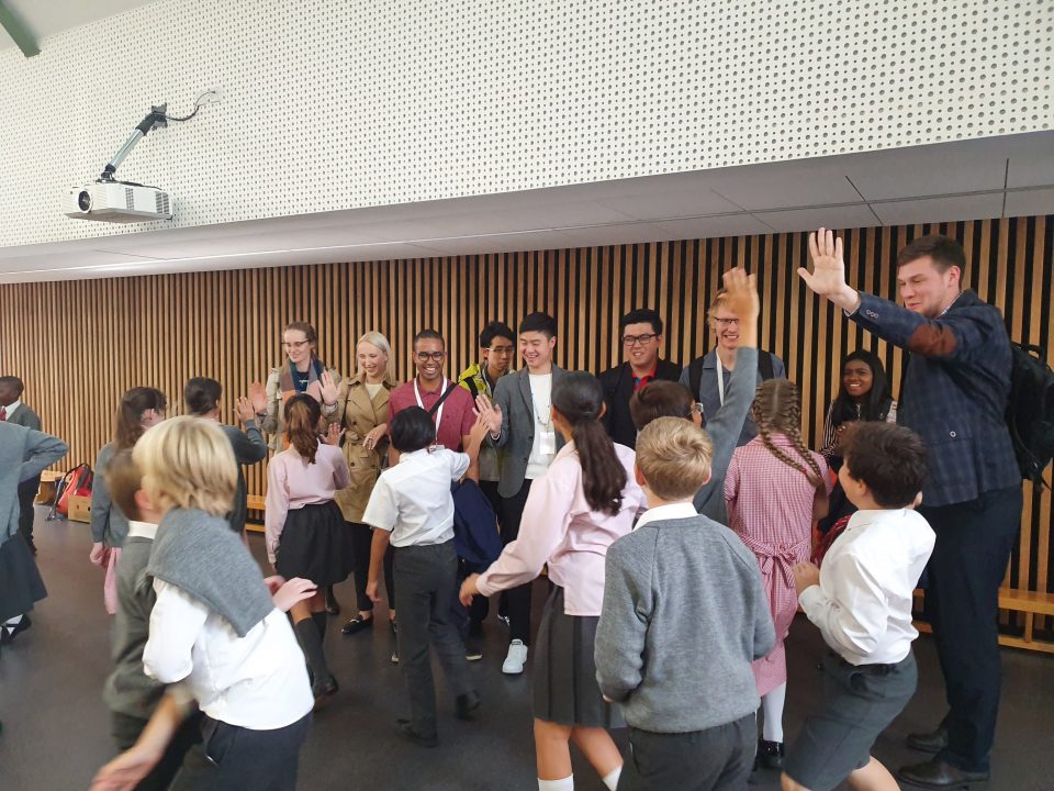 2019 YPWLC finalists enjoying our time sharing the impact of science and how much fun it can be at Holy Cross Primary School.