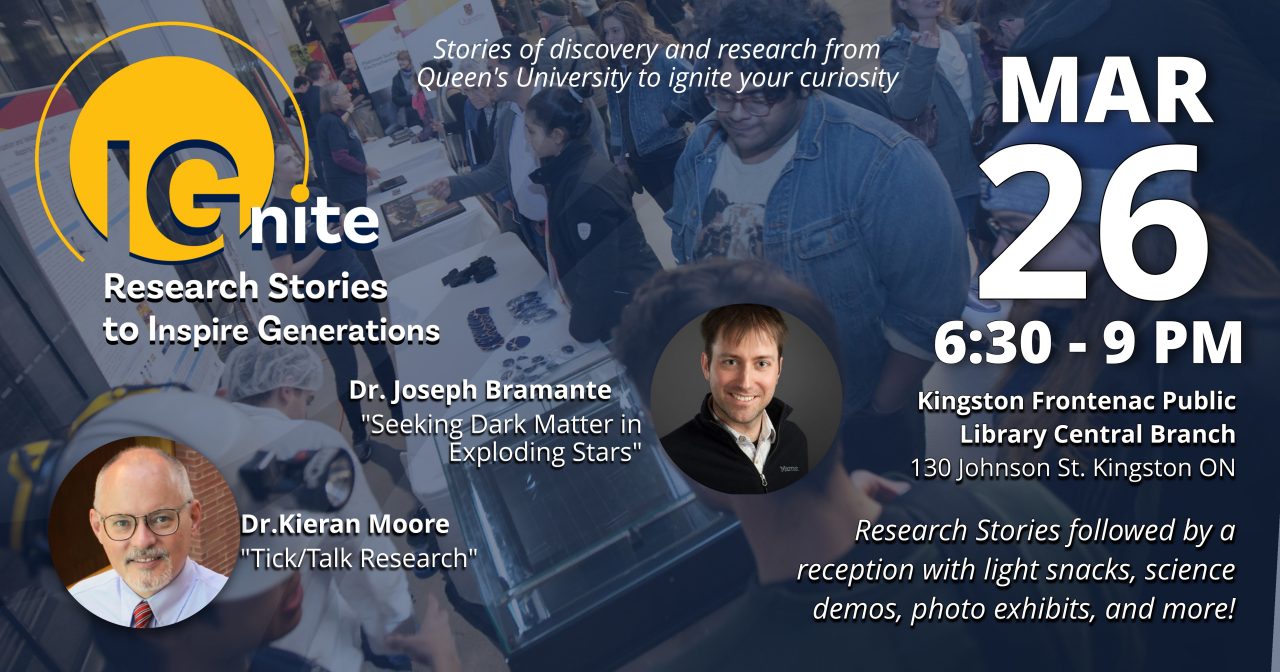 IGnite research stories to inspire generations, March 26 6:30-9 pm