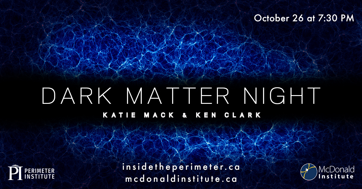 Poster for dark matter event