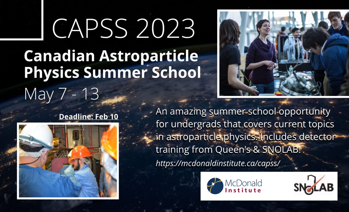 CAPSS 2023 event poster, with deadline Feb 10th for school help May 7-13.