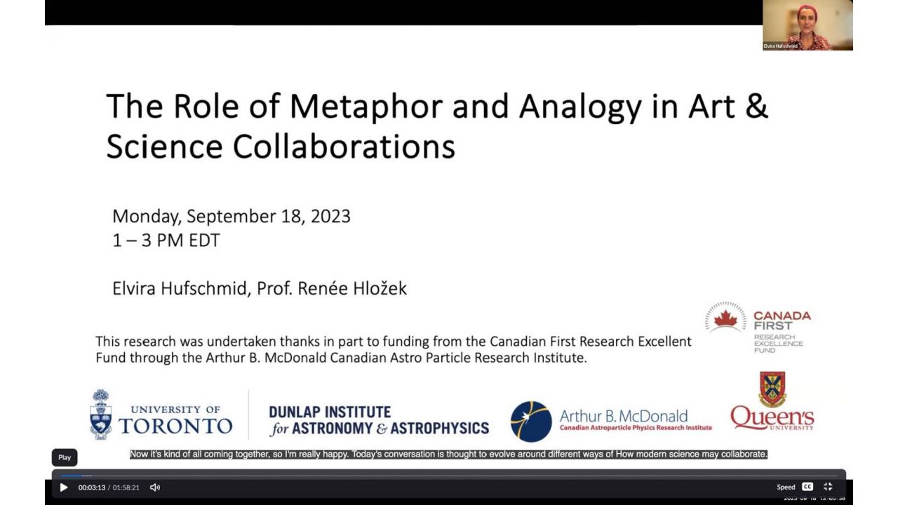Elvira Hufschmid The Role of Metaphor and Analogy in Art and Science Collaborations