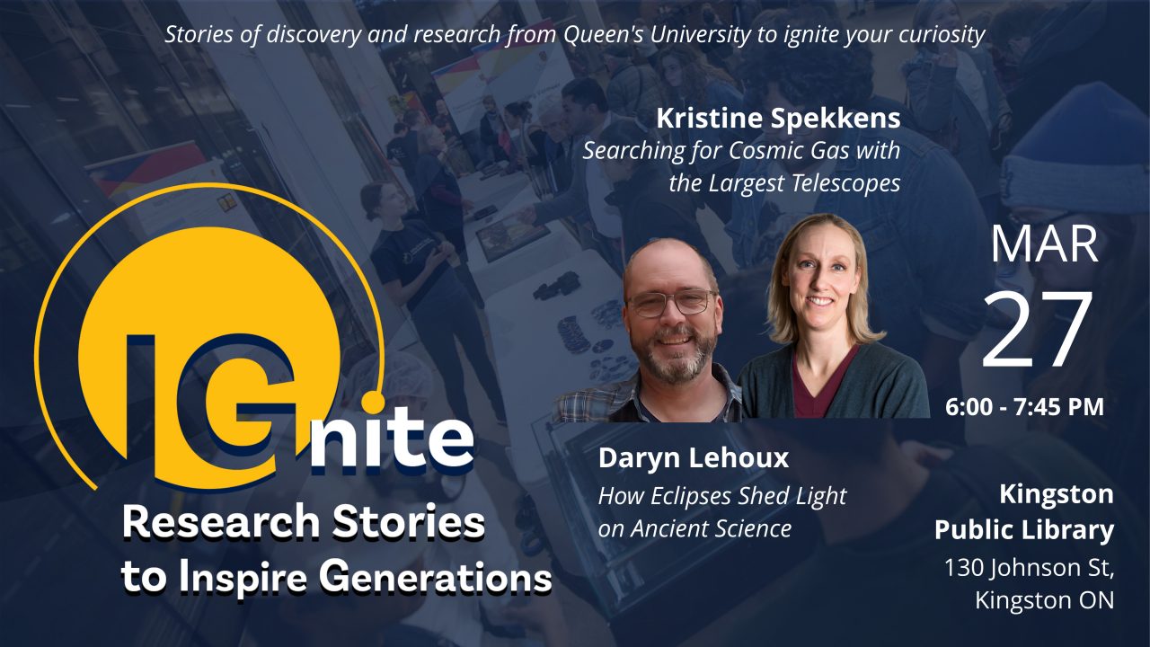 A graphic for the IGnite event series with photos of the speakers
