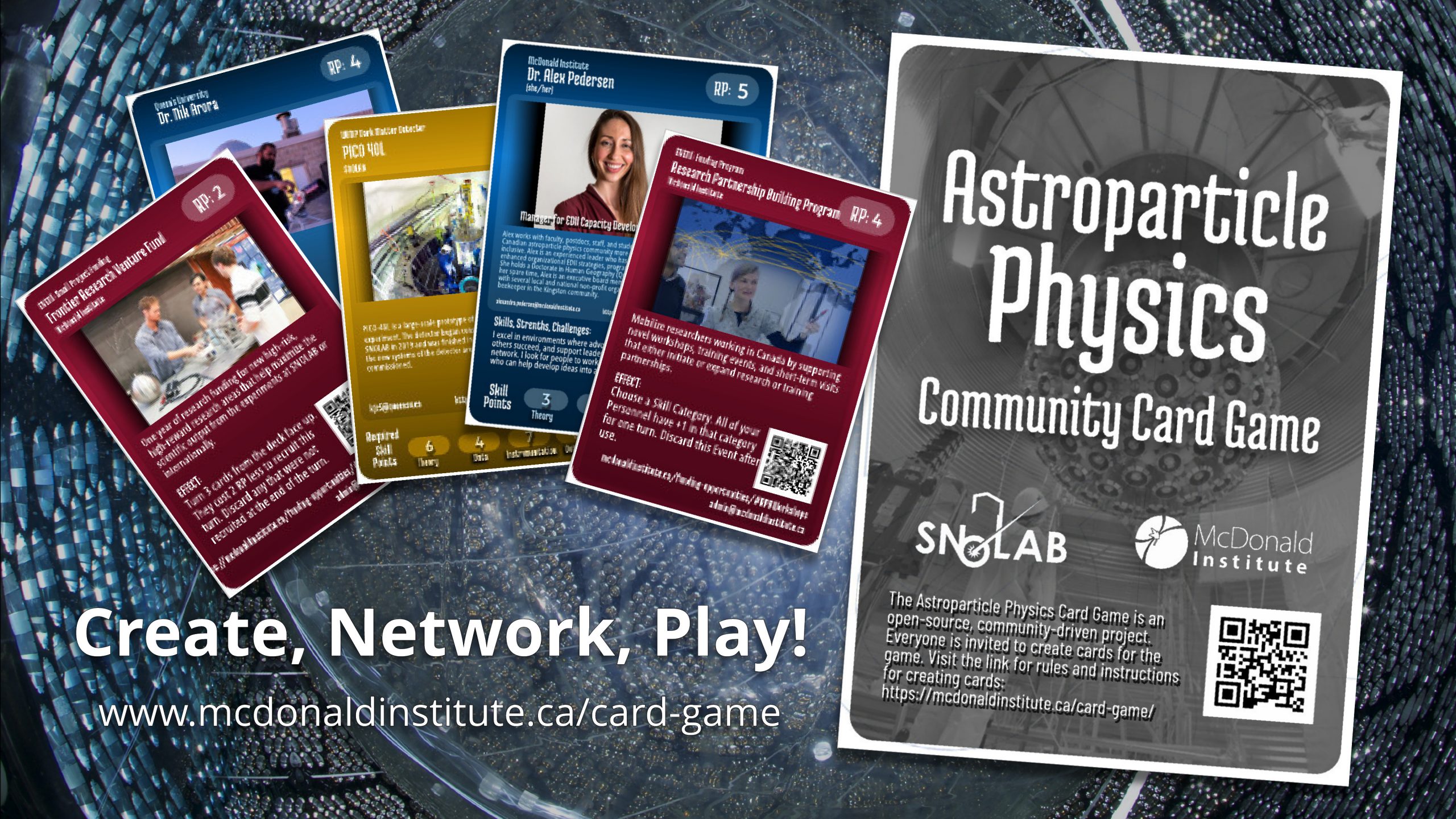 Astroparticle Physics Community Card Game - McDonald Institute
