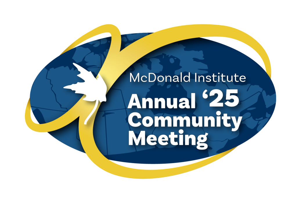 Logo for the 2025 McDonald Institute Annual Community Meeting.